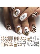 3D-s Körömmatrica - Citrus Gyümölcs Mintával, Körömdíszítéshez