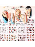 3D-s Körömmatrica - Citrus Gyümölcs Mintával, Körömdíszítéshez