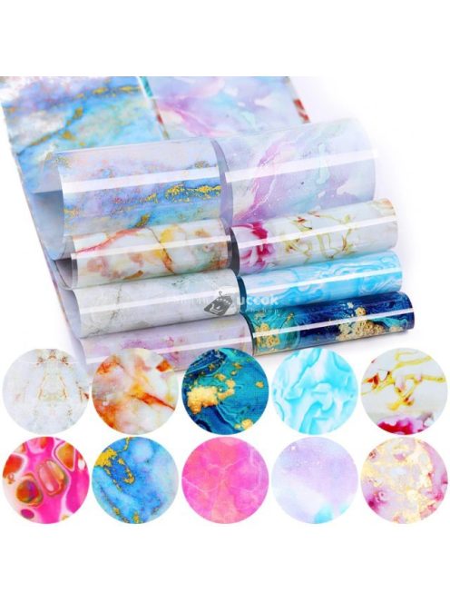 3D-s Körömmatrica - Citrus Gyümölcs Mintával, Körömdíszítéshez