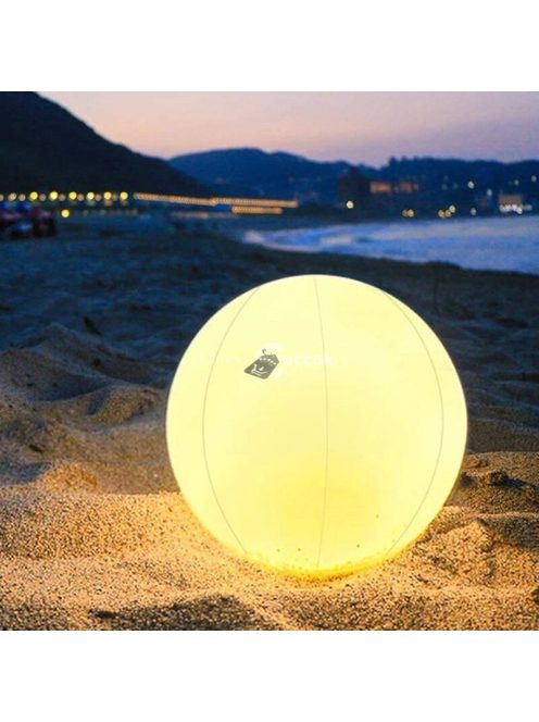 Világító strand labda távirányítóval - kültéri és medenceparti használatra