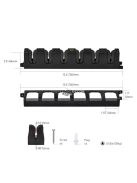 Fali Horgászbot Tartó Állvány - Praktikus Tároló Megoldás Horgászbotok Számára