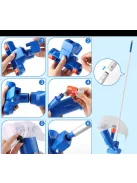 Medence porszívó (vákuumos) univerzális csatlakozóval a hatékony tisztításhoz