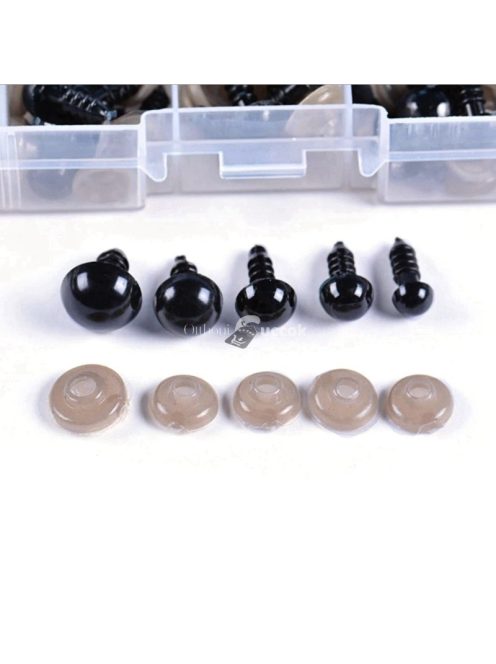 Műanyag szemek kreatív figurakészítéshez (100 db)