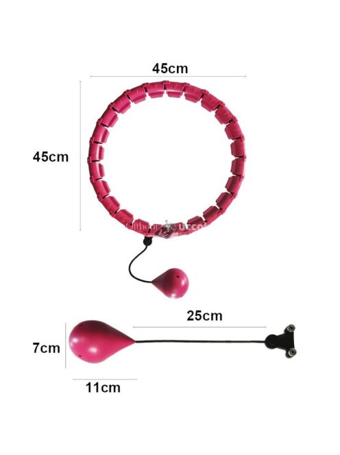 Sport karika súllyal - edzéshez és fitneszhez alkalmas hullahopp karika