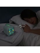 Dinós ébresztőóra rózsaszín, gyerekeknek szánt dekoratív ébresztőóra