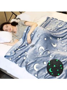 Foszforeszkálós Gyerek Takaró - Éjszakai Fényhatással