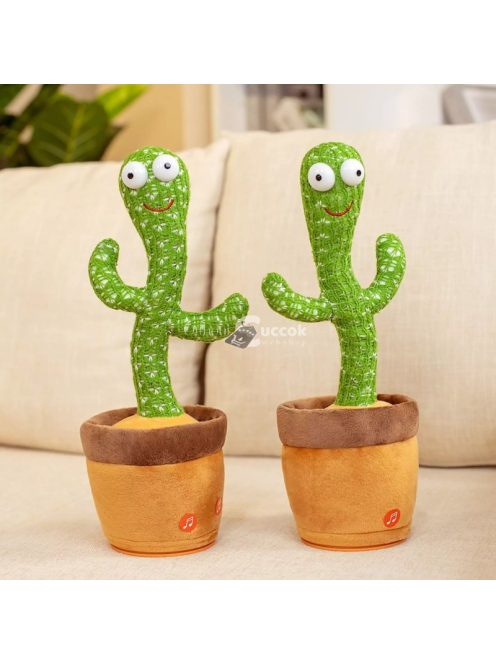 Interaktív beszélő és táncoló kaktusz játék gyerekeknek