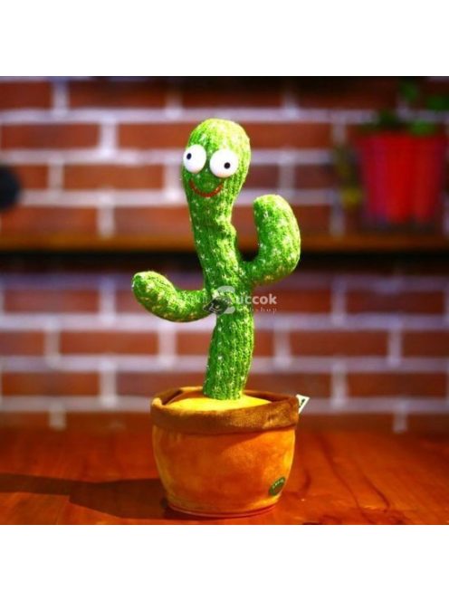 Interaktív beszélő és táncoló kaktusz játék gyerekeknek