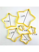 Karácsonyi Mézeskalács Fa Alakú Sütikiszúró Szett