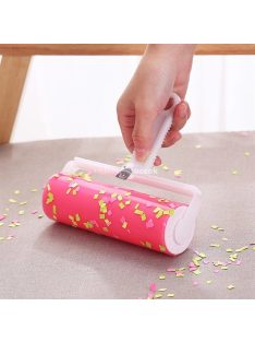   Lemosható szöszeltávolító henger kék - újrahasználható tisztító eszköz ruhákhoz és bútorokhoz