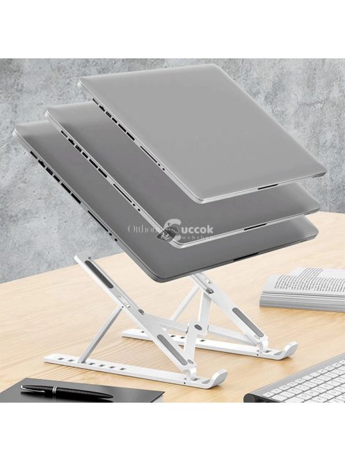 Univerzális laptop tartó állítható laptop állvány ergonomikus dizájnnal