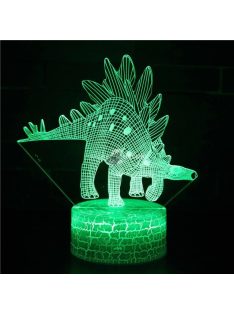 3D Dinoszaurusz LED Éjjeli Lámpa - T-Rex Gyerekszobába