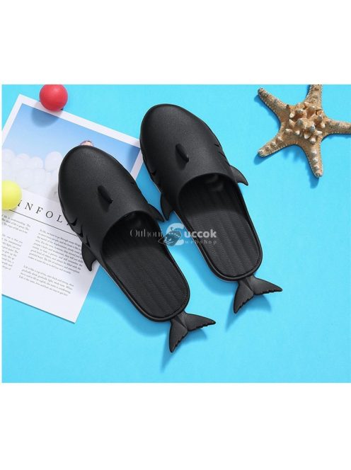 Cá-Papucs a Legvagányabb Strandpapucs - Fekete Uniszex Méret 36-37 Kényelmes és Stílusos Strandviseletre