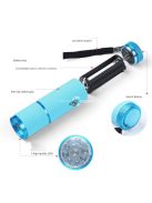 Mini zseblámpa, kompakt LED világítással és hordozható kialakítással kültéri használatra