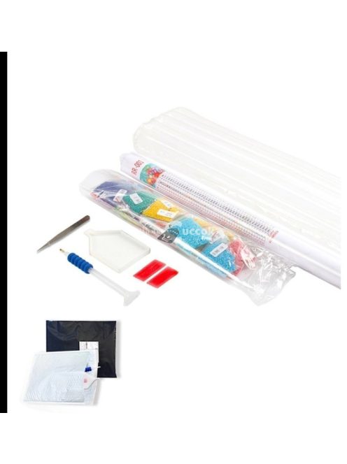 Gyémánt Kirakó Készlet - Szivárvány-vízesés Tájkép Kézműves Dekorációhoz