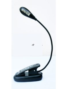   Csiptethető LED olvasólámpa energiatakarékos világításhoz