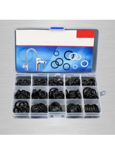   O-Gyűrű Készlet (125db) - Több Méretű Tömlők és Csövek Tömítésére Alkalmas