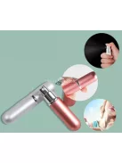 Újratölthető mini parfümszóró rózsaszín, utazó méretű illatszer tároló flakon