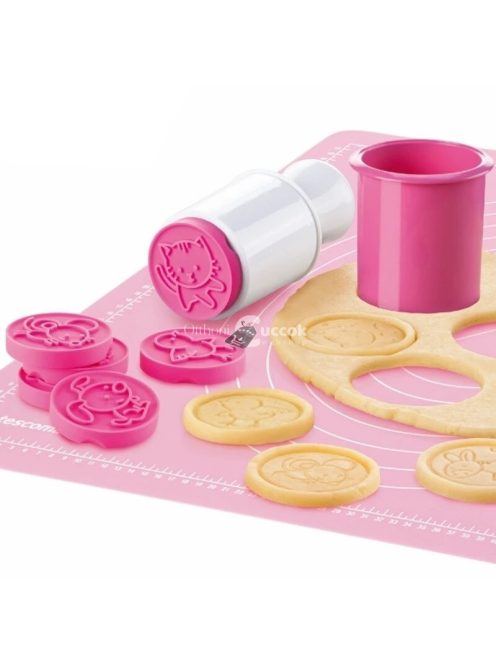 Keksz kiszúró és mintázó forma készlet sütéshez