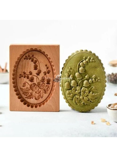 Kekszforma rózsa alakú sütéshez, konyhai eszköz