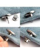 Farmergyorsgomb Készlet, 10db - Könnyen Felhelyezhető Farmergombok