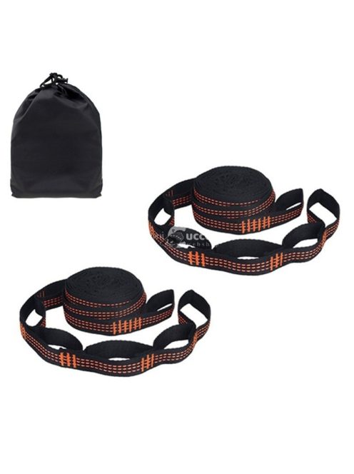 Függőágy heveder szett - Kényelmes és Biztonságos Rögzítés Kerti és Kalandtúrákhoz