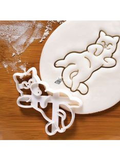   Cicás sütikiszúró szett - kreatív sütiformák macska alakban sütéshez
