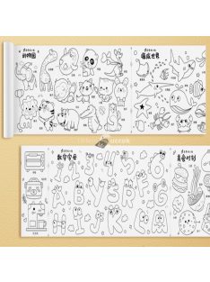   Színező tekercs - Kreatív rajzeszköz gyerekeknek és felnőtteknek