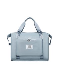   Szürke, vízálló, összehajtható és bővíthető hátizsák utazáshoz és mindennapi használatra