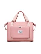 Szürke, vízálló, összehajtható és bővíthető hátizsák utazáshoz és mindennapi használatra