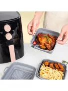 Összecsukható szilikon sütőforma forrólevegős sütőhöz, praktikus tároláshoz