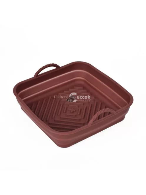 Összecsukható szilikon sütőforma forrólevegős sütőhöz, praktikus tároláshoz