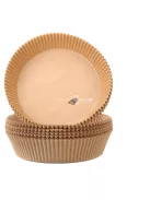 Air fryer sütőpapír, kör alakú, 16 cm, 50 db, forrólevegős sütőbe használható sütőpapír