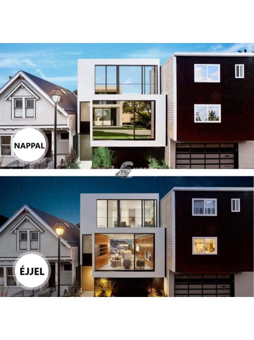 Fényvisszaverő ablakfólia, árnyékoló tükörfólia 90 x 200 cm - Napvédő és hőszigetelő ablaküveg fólia otthoni és irodai használatra