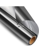 Fényvisszaverő ablakfólia, árnyékoló tükörfólia 90 x 200 cm - Napvédő és hőszigetelő ablaküveg fólia otthoni és irodai használatra
