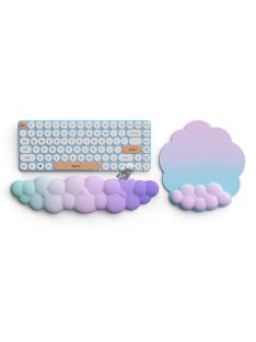   Csuklótámasz és egérpad szett Cicás mintával, ergonomikus kialakítás számítógépes munkához