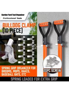 Falra Szerelhető Kerti Szerszámtartó Készlet 10 Darabos