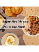 50 db-os Air Fryer Sütőpapír – Egészséges Olajmentes Sütéshez