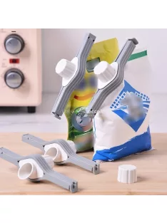   4 darabos Kupakos zacskó záró - Praktikus Élelmiszer Tároló Kiegészítő