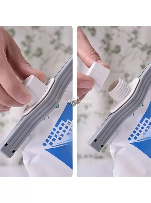 4 darabos Kupakos zacskó záró - Praktikus Élelmiszer Tároló Kiegészítő