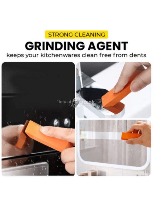 Vízkő és rozsda eltávolító radír - Hatékony tisztító eszköz fürdőszobai és konyhai felületekre