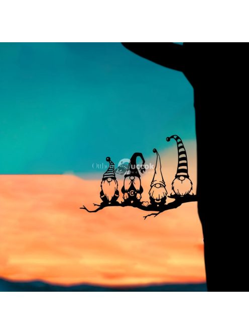 Karácsonyi manók kültéri kerti dekoráció ünnepi díszítéshez