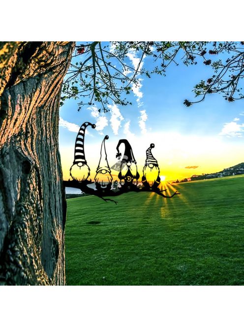 Karácsonyi manók kültéri kerti dekoráció ünnepi díszítéshez