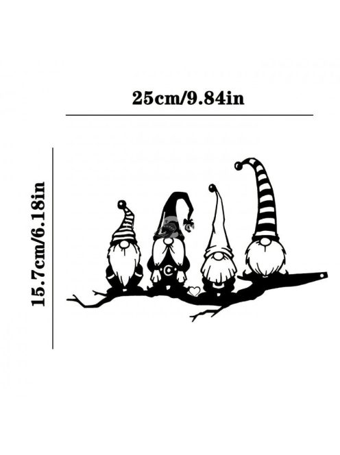 Karácsonyi manók kültéri kerti dekoráció ünnepi díszítéshez