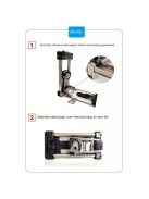 Mini összecsukható kerekes kocsi poggyászhoz és bevásárlótáskához, praktikus szállító eszköz