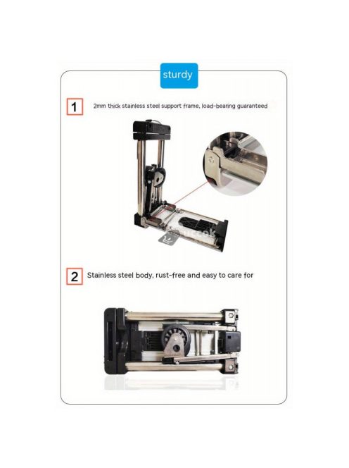 Mini összecsukható kerekes kocsi poggyászhoz és bevásárlótáskához, praktikus szállító eszköz