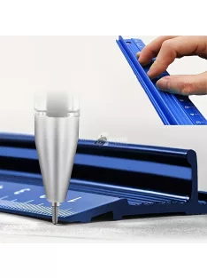   2 db-os Mérővonalzó szett csúszásgátló talppal precíziós méréshez