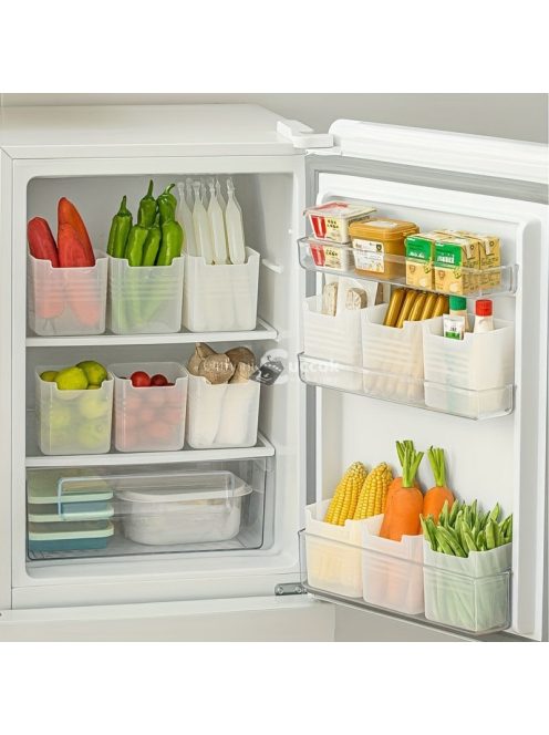 3 db-os Hűtő Rendszerező Doboz Szett - Praktikus Tárolómegoldás Konyhai Szervezéshez