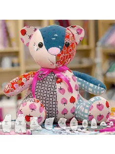   Kreatív Varrósablon Szett Mackó Varráshoz - Részletes és Könnyen Használható Sablonok Kézműves Projektekhez