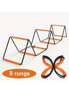   8 Lépcsős Agility Edző Létra Gyorsaság és Ügyesség Fejlesztéséhez